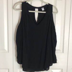 Old Navy black sleeveless rayon top XXL